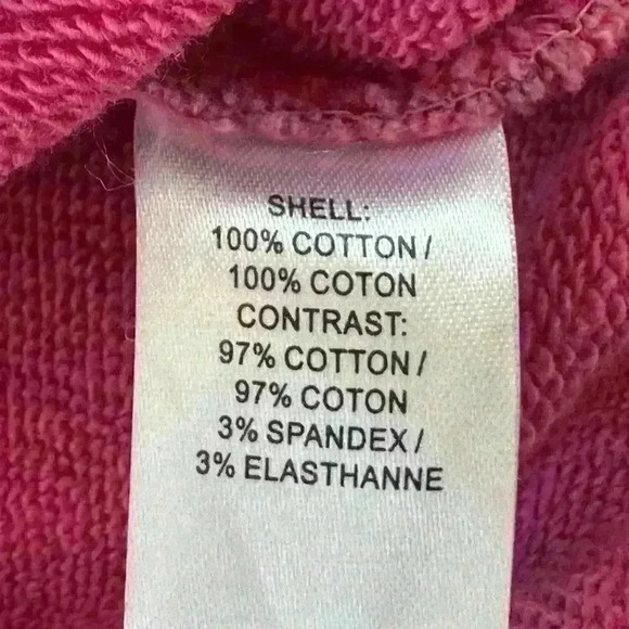 Pam & Gela Pink Tiger Print Puff Sleeve Sweatshirt Medium EUC! - Picture 9 of 9